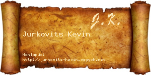 Jurkovits Kevin névjegykártya